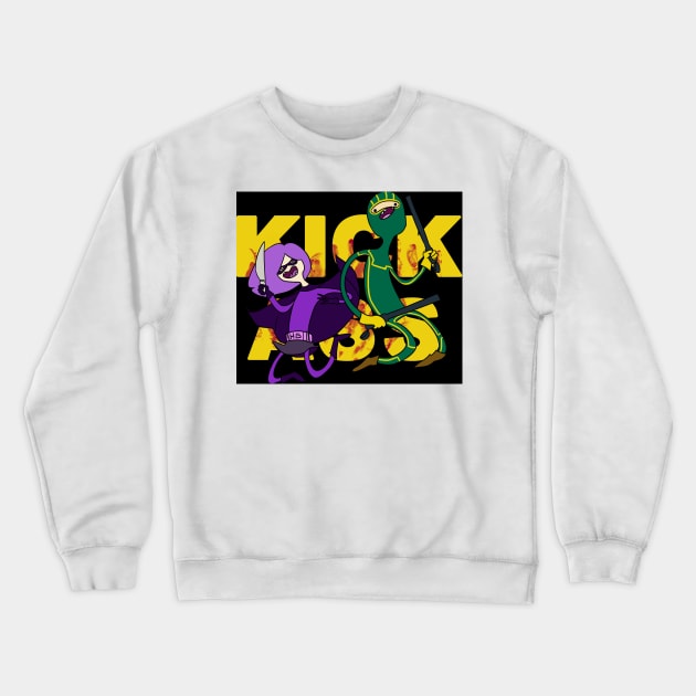 Kick-Ass Crewneck Sweatshirt by The Immortal Think Tank